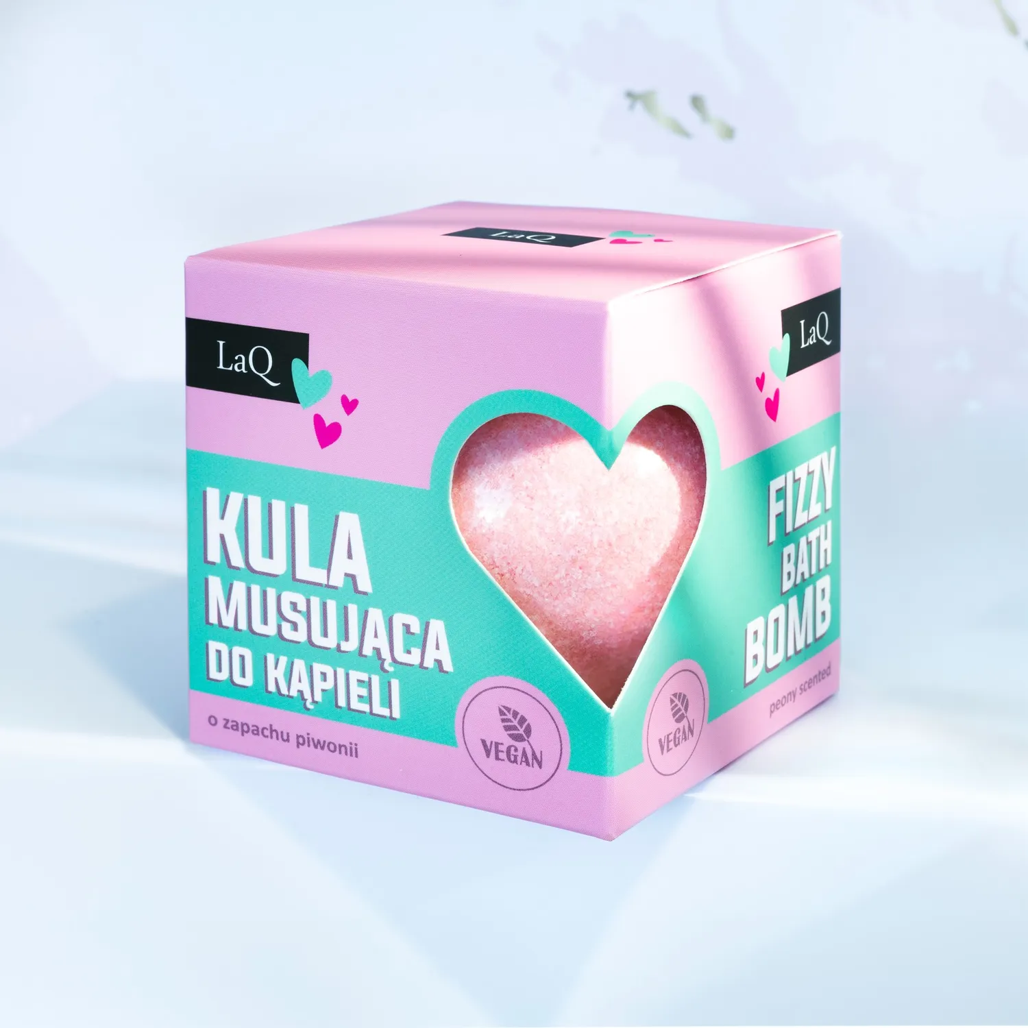 LaQ Peony bombe de bain pivoine 135 g nourrissante