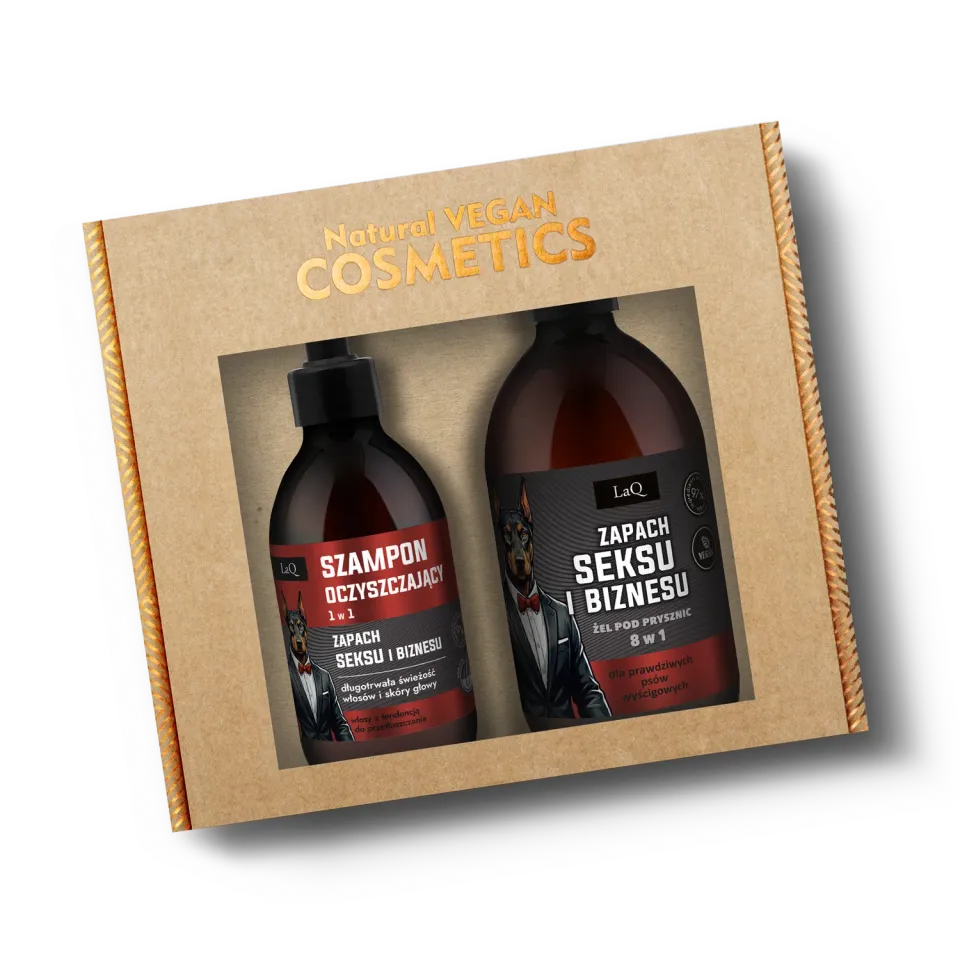 LaQ Sexe Business coffret homme gel douche + shampoing
