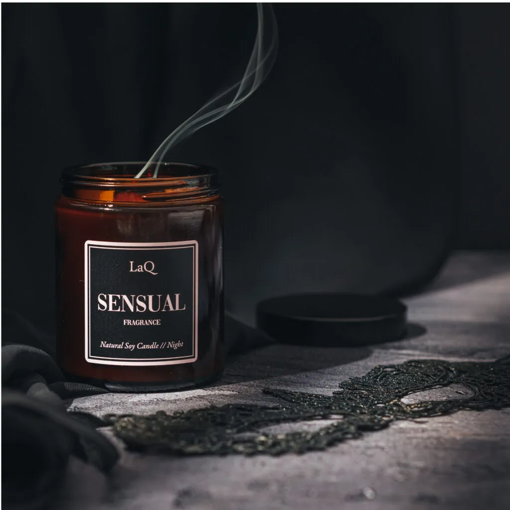LaQ Sensual Night bougie soja massage 180 ml florale