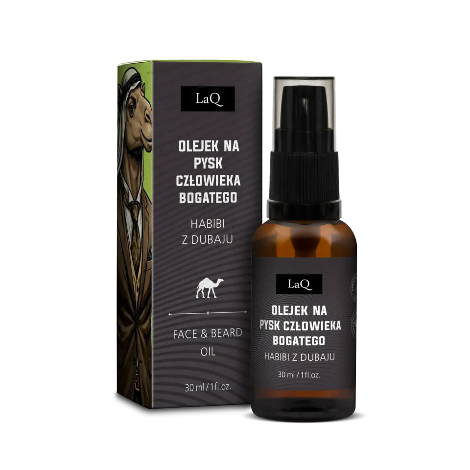 LaQ Habibi Dubai huile barbe et après-rasage 30 ml oriental