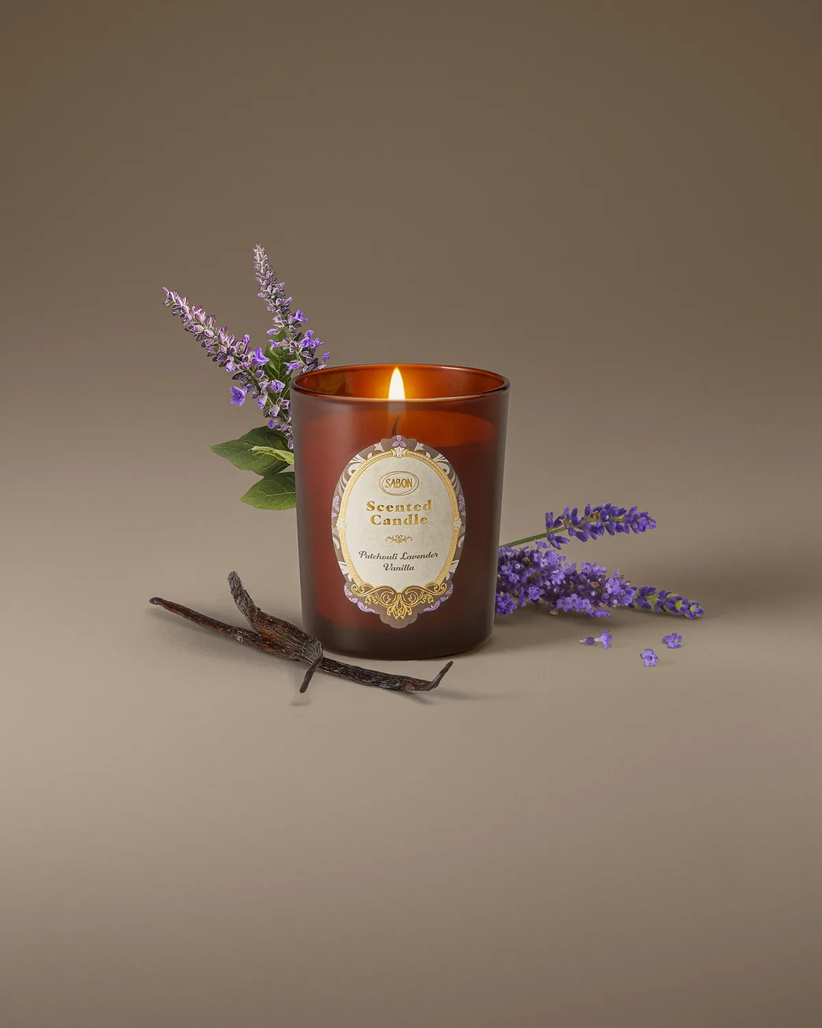 Sabon Patchouli Lavender Vanilla bougie parfumée