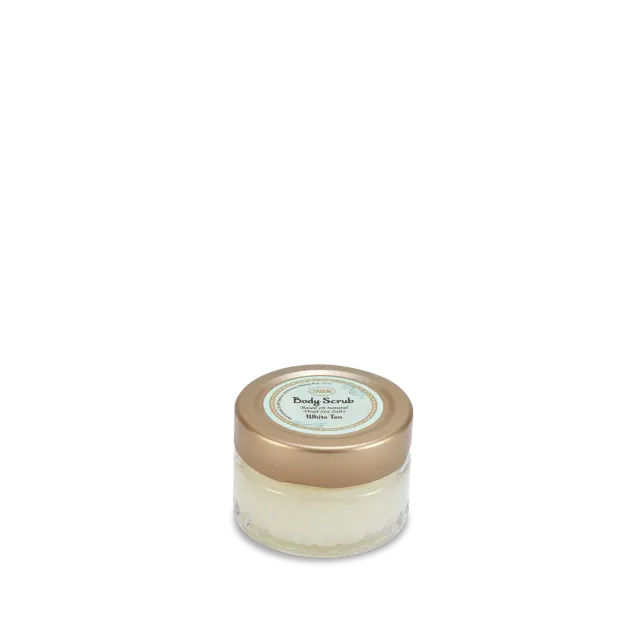 Sabon White Tea gommage corps 60g format voyage