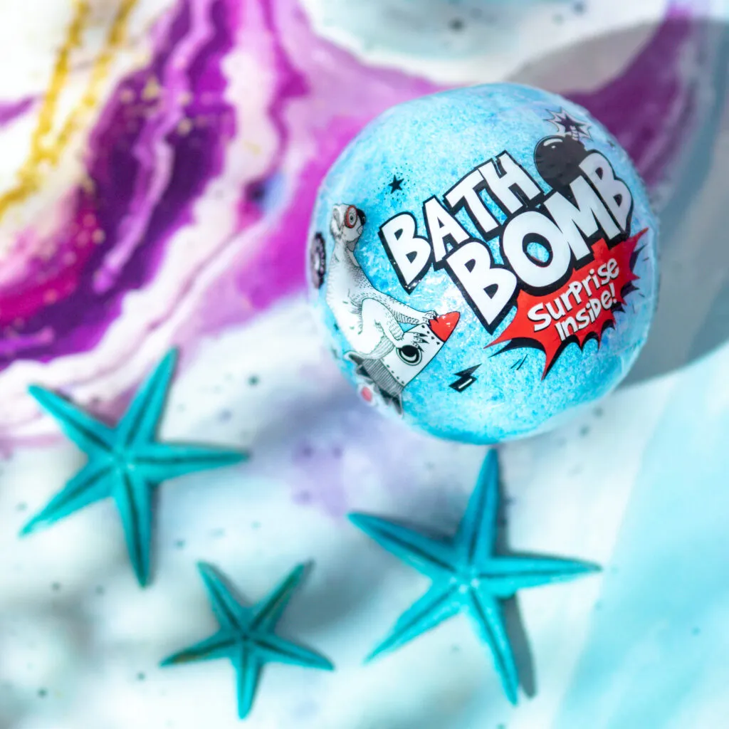 LaQ Passion Fruit bombe bain 120 g surprise bleue