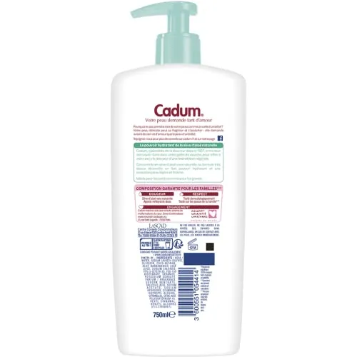 Bébé Cadum Soif d'Aloé gel douche 750 ml aloe vera