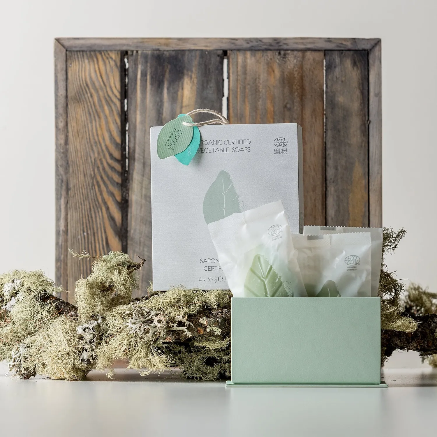 Osmé savons feuille coffret cadeau bio 4x35 g