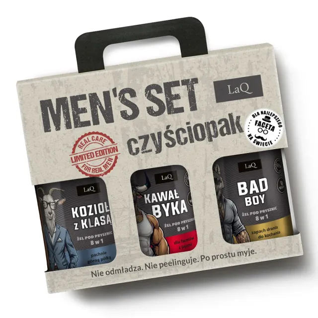 LaQ Ich Troje Męski Wieczór coffret gel douche homme 3x500 ml