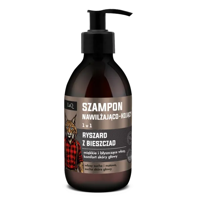 LaQ Ryszard z Bieszczad shampoing homme 300 ml tabac aloès