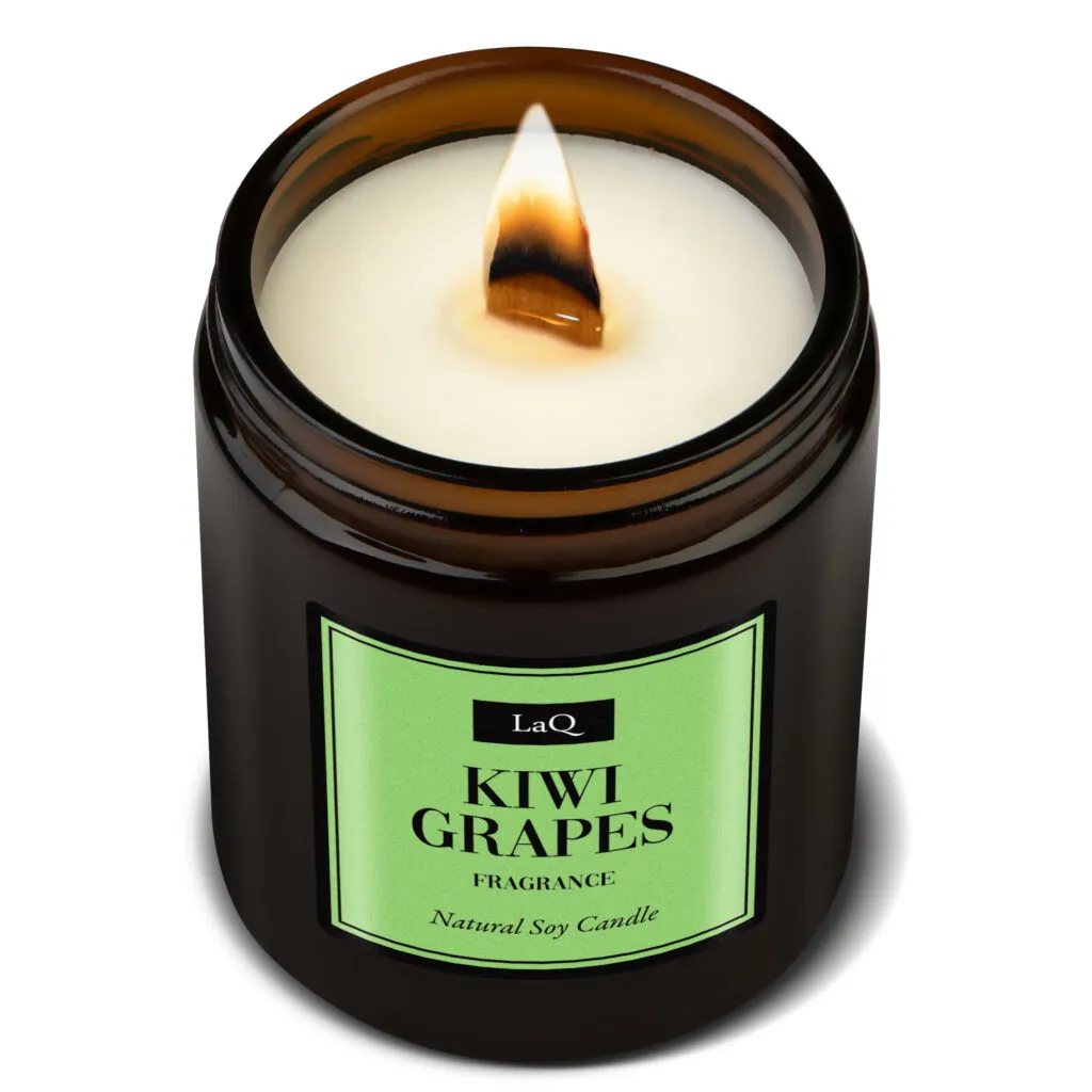 LaQ Kiwi and Grapes bougie massage soja 180 ml