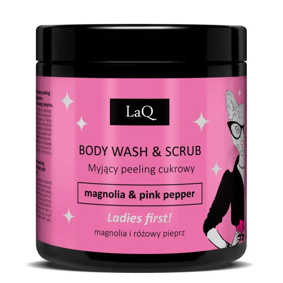 LaQ Magnolia Poivre Rose gommage sucre 220 g lissant