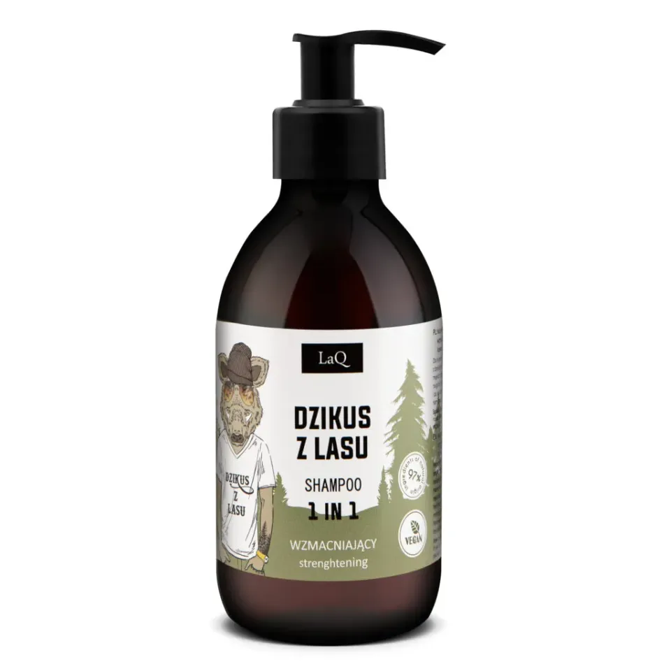 LaQ Dzikus z Lasu shampoing homme 300 ml fortifiant