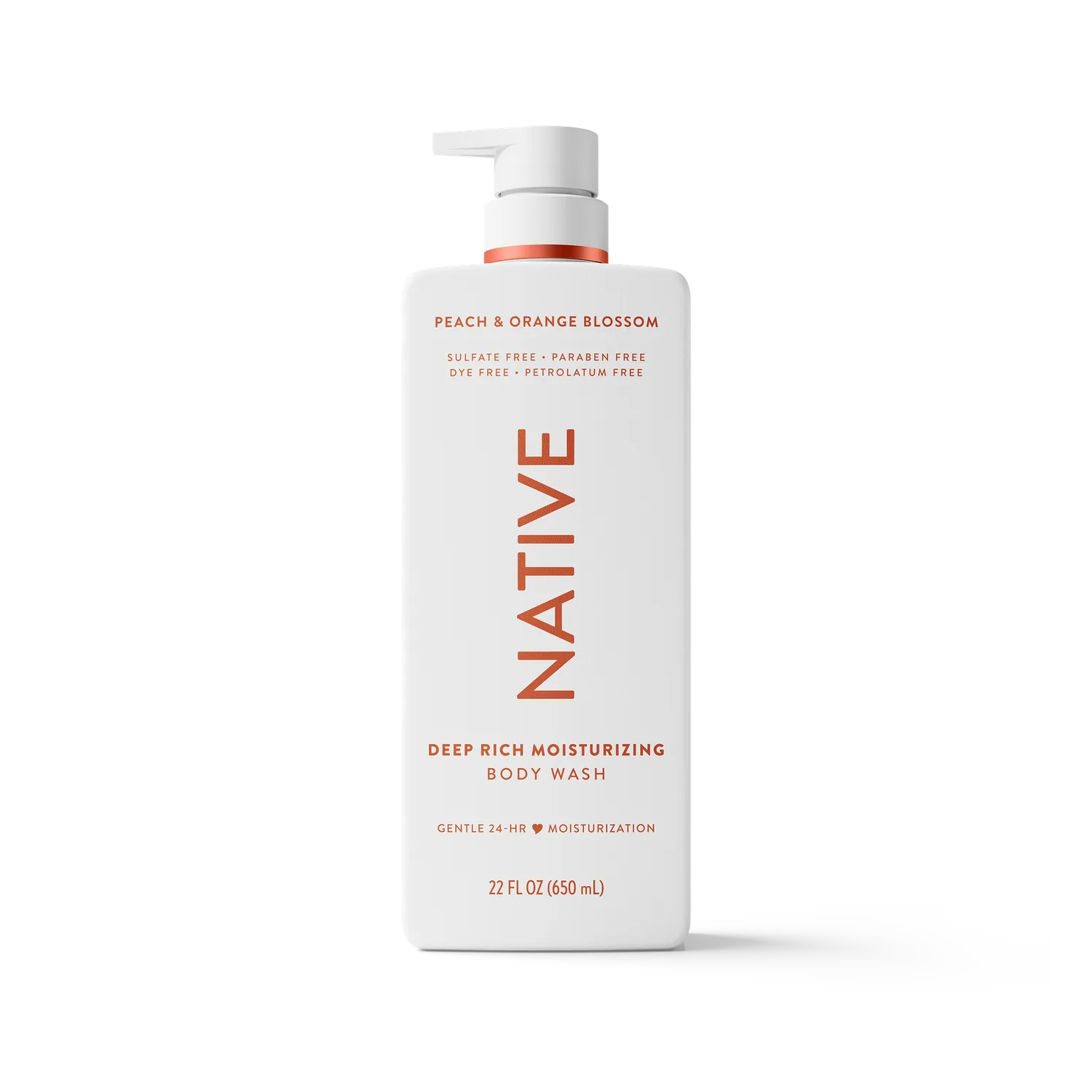 Native gel douche beurre cacao vanille 22oz hydratant