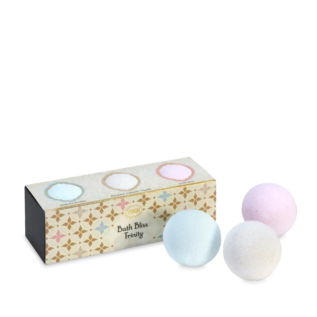 Sabon kit 3 boules de bain parfumées assorties