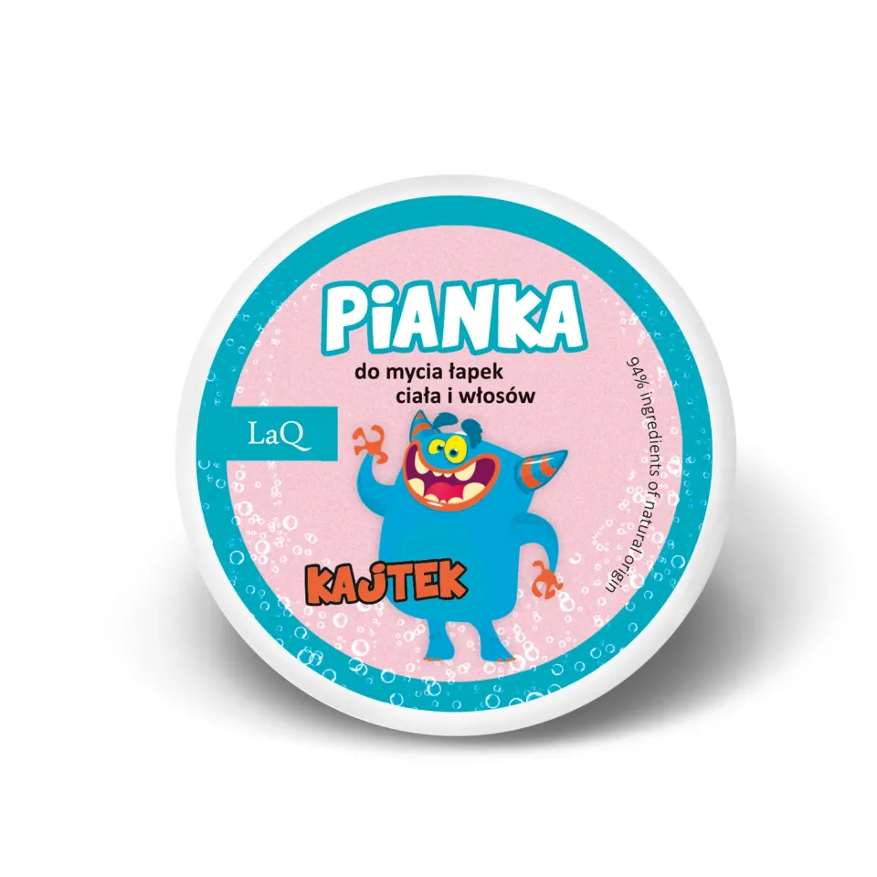 LaQ Kajtek mousse lavante mains 20 g bubble gum