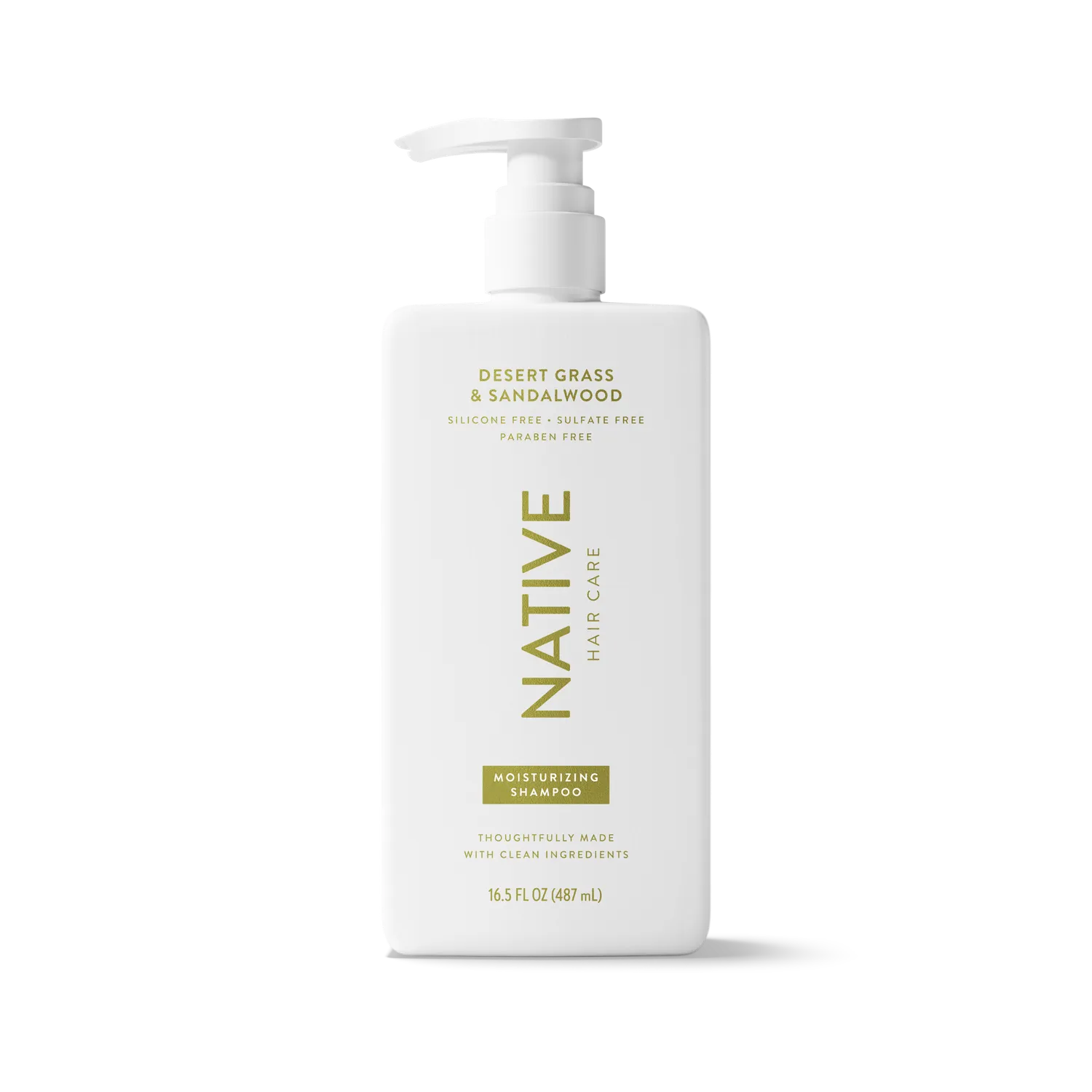 NATIVE Moisturizing Shampoing Coco Vanille 16.5oz hydratant