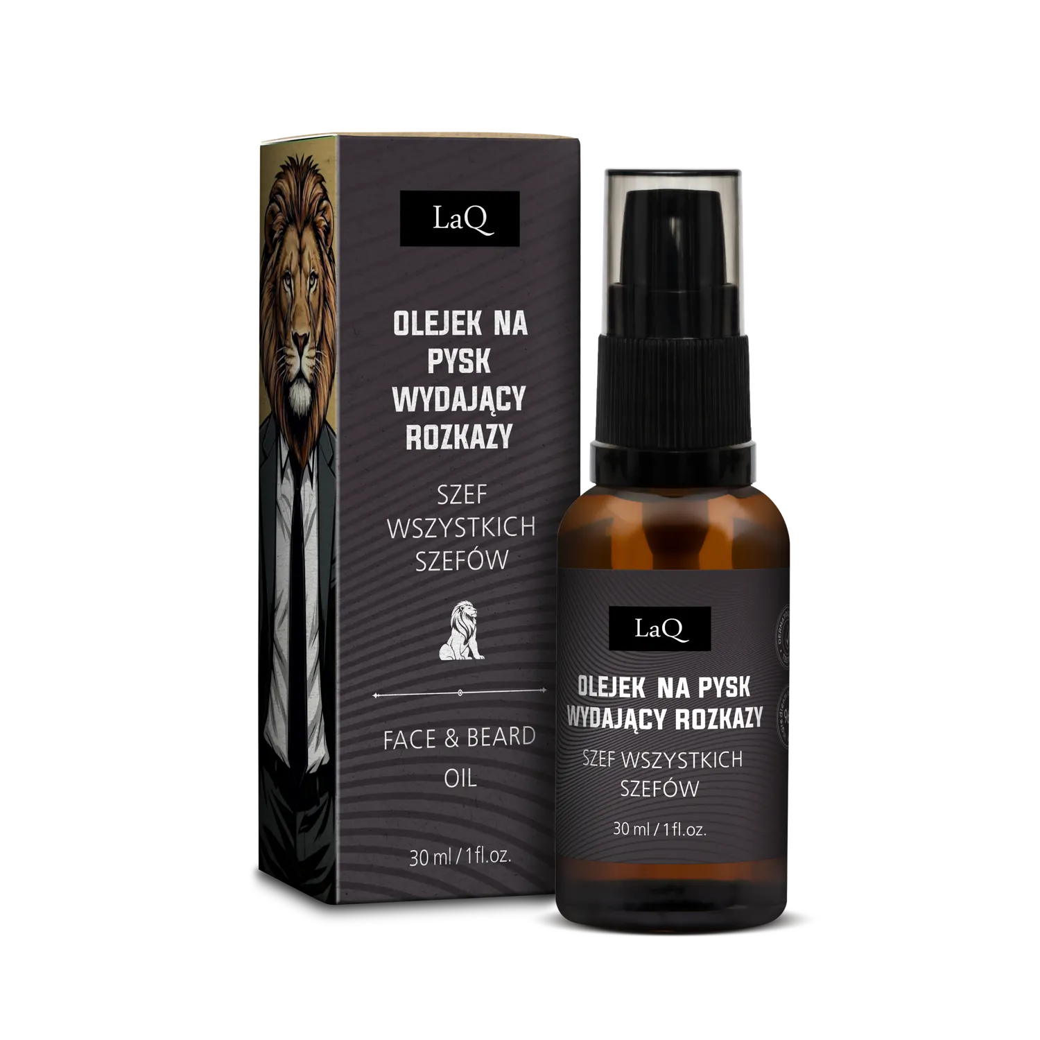 LaQ Szef coffret barbe homme gel shampoing huile 30 ml