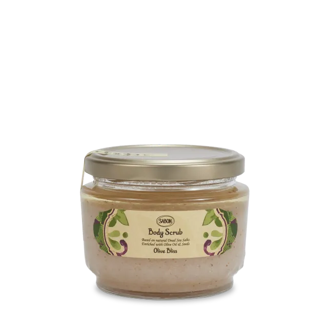 Sabon Olive Bliss gommage corps 320 g sels mer Morte