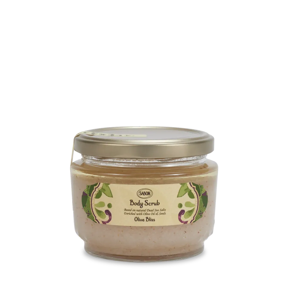 Sabon Olive Bliss gommage corps 320 g sels mer Morte