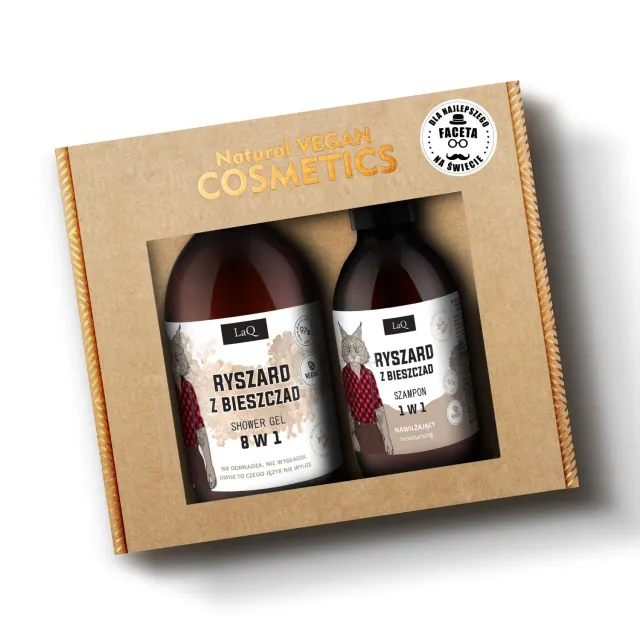 LaQ Ryszard z Bieszczad coffret homme 500+300 ml