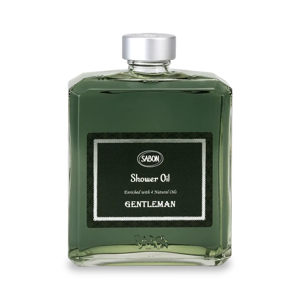Sabon Gentleman huile de douche 400 ml parfum boisé