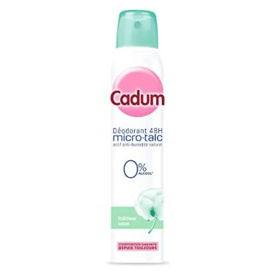 Cadum Micro Talc déodorant coton 200 ml femme 48h