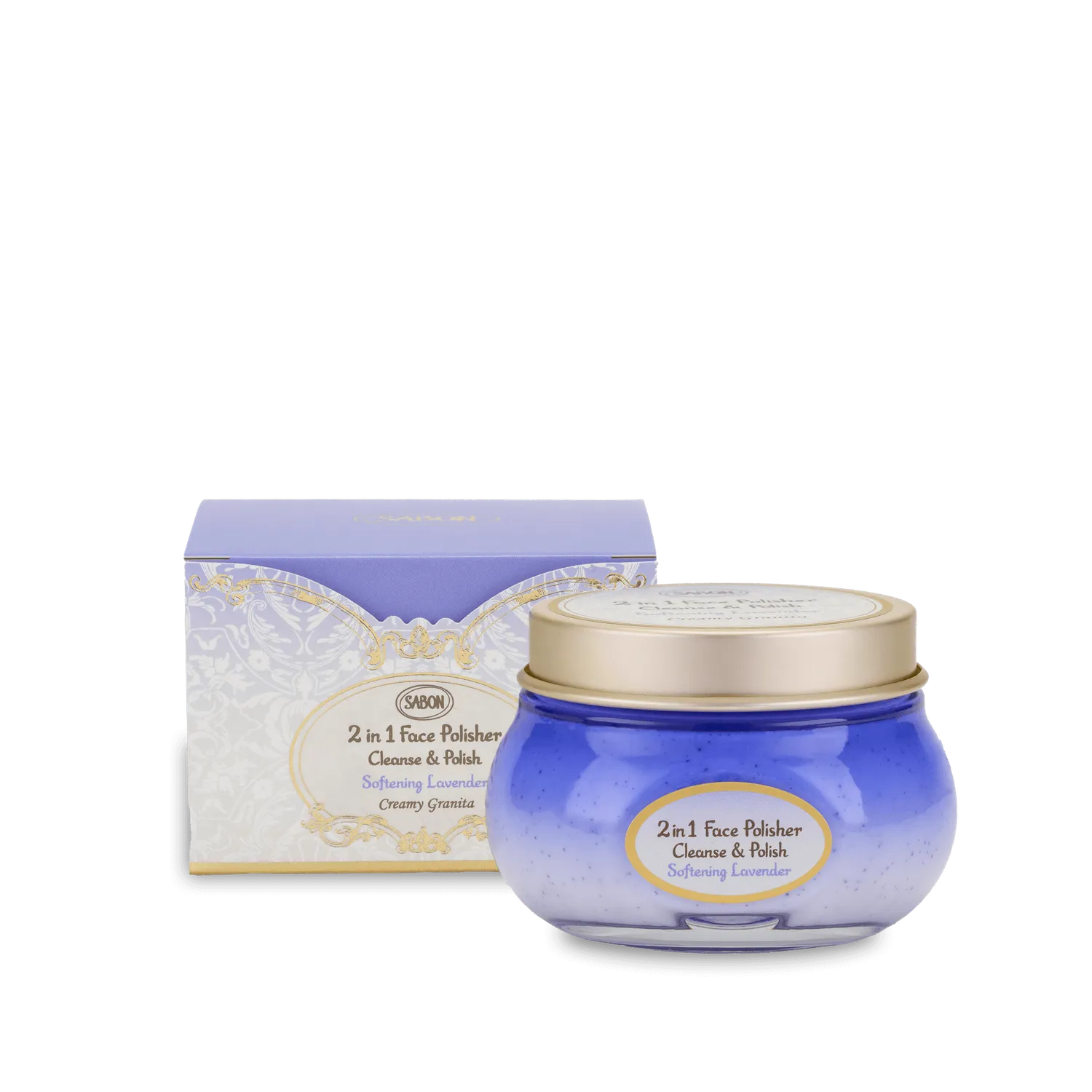 Sabon lavande nettoyant exfoliant visage 125ml 2en1