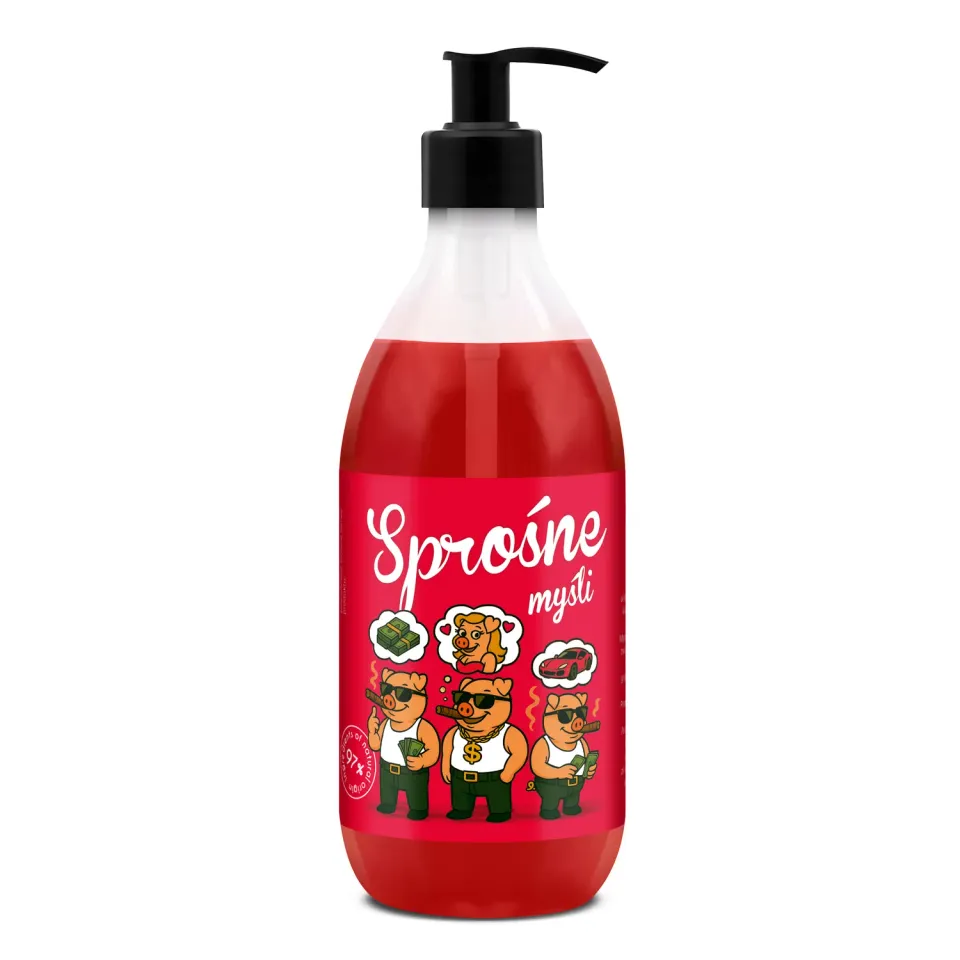 LaQ Shots Dirty Thoughts gel douche 500 ml vegan nature