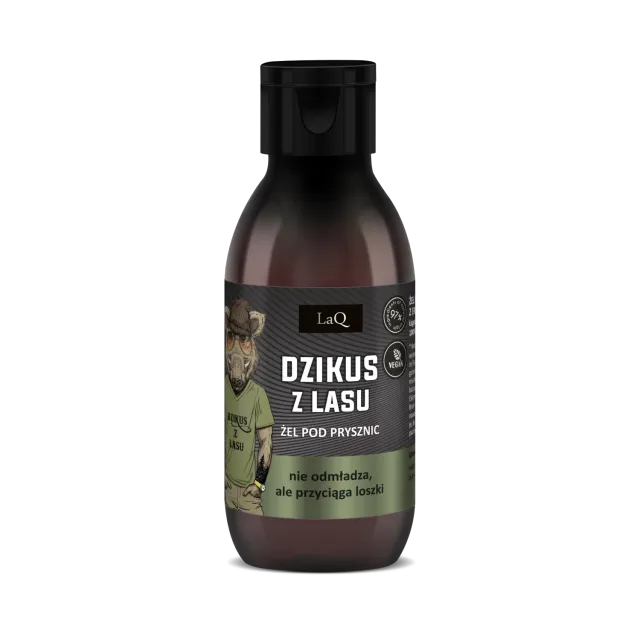LaQ Wild Boar gel douche 100 ml cologne boisée voyage