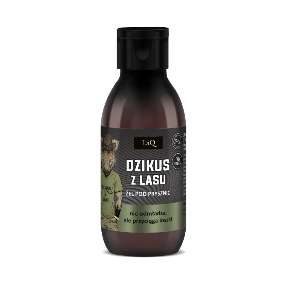 LaQ Wild Boar gel douche 100 ml cologne boisée voyage