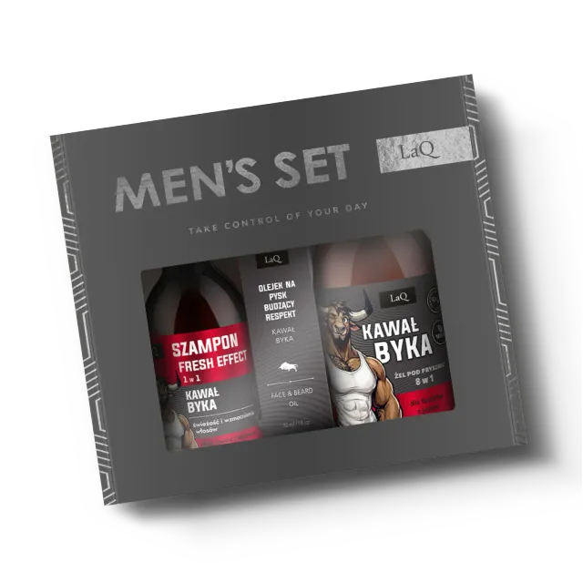 LaQ Kawal Byka coffret barbe gel + shampoing + huile