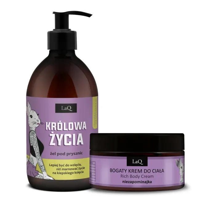 LaQ Gel De La Crème coffret gel + crème myosotis 500+220 g