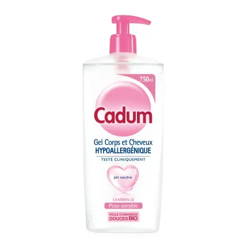 Bébé Cadum hypoallergénique gel corps cheveux 750ml camomille
