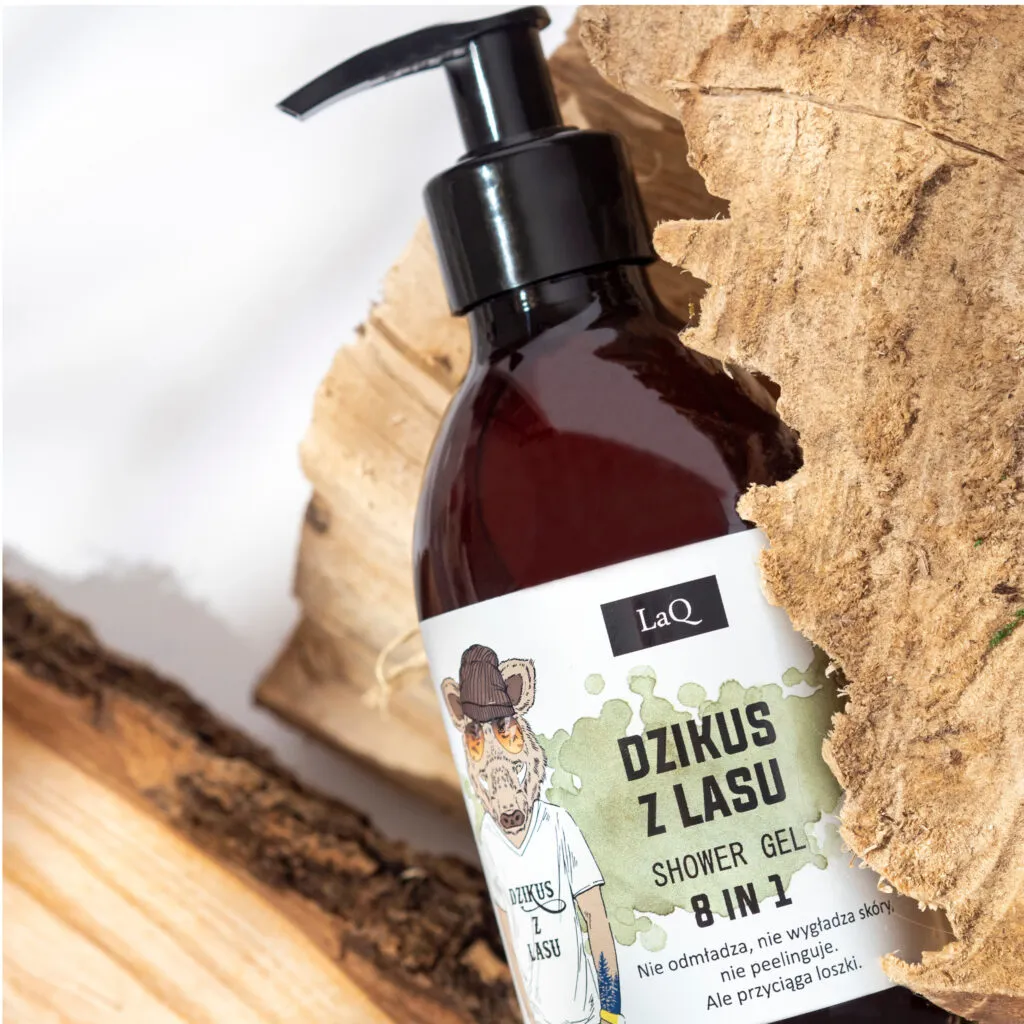 LaQ Dzikus z Lasu 8 en 1 gel douche homme 500 ml vegan