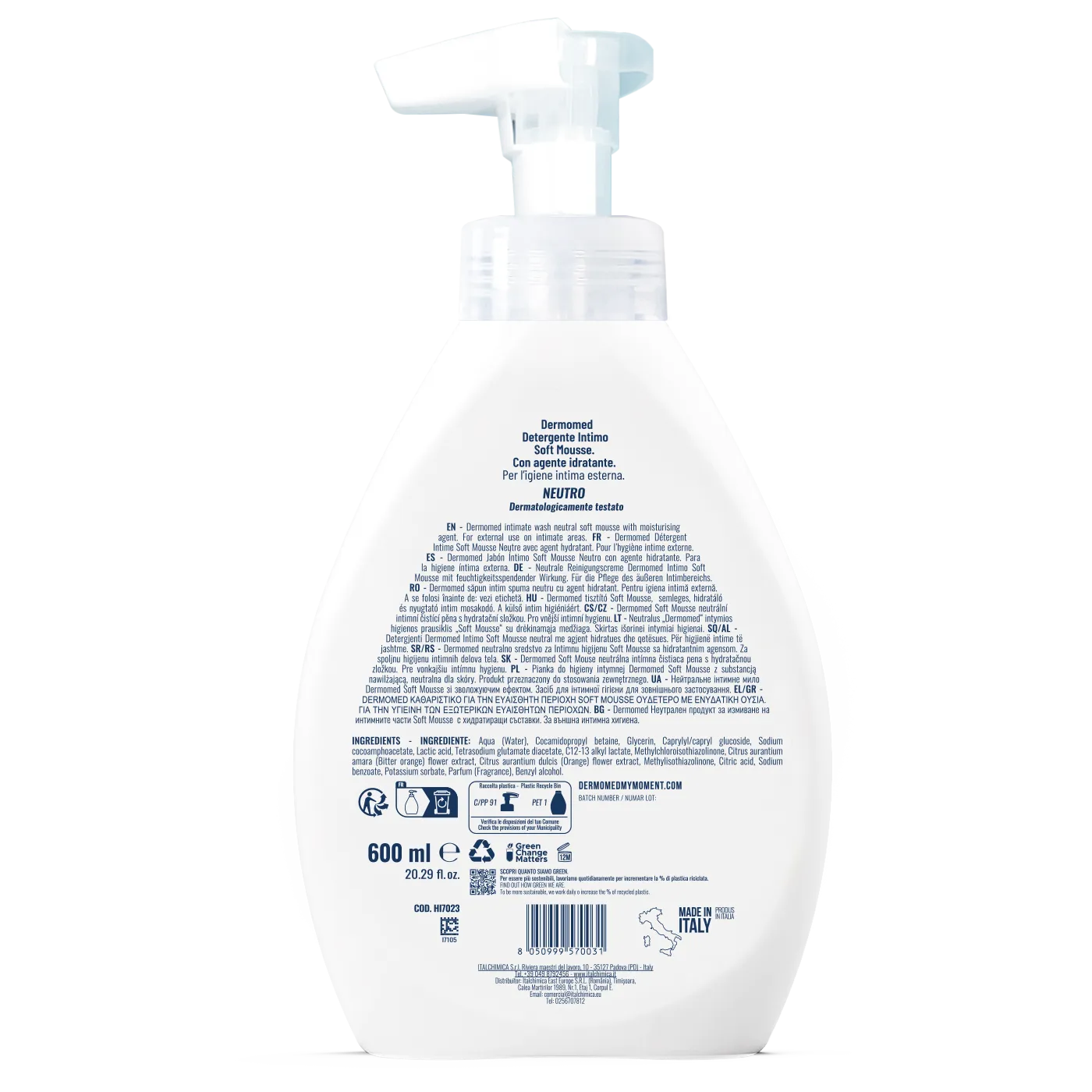 Dermomed Soft Mousse Neutra gel intime mousse pH 5.5