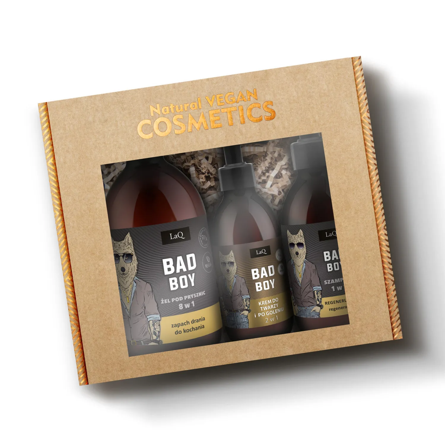 LaQ Bad Boy Gładkie Mycie coffret homme 3 soins