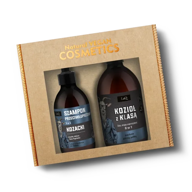 LaQ Koziol z Klasa coffret homme gel shampoing duo