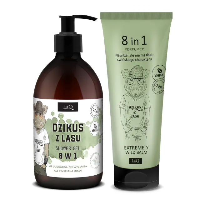 LaQ Dzikus z Lasu coffret homme gel + baume