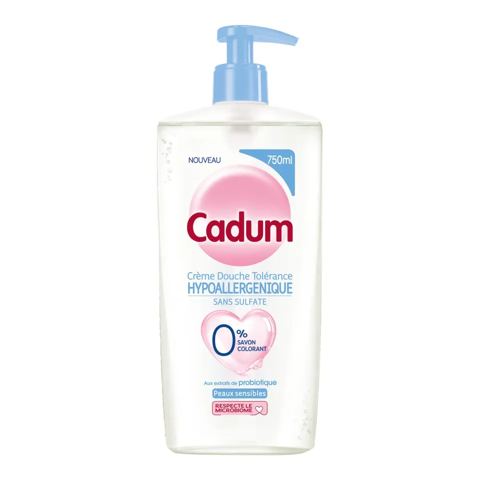 Bébé Cadum Tolérance crème douche 750ml sans sulfate