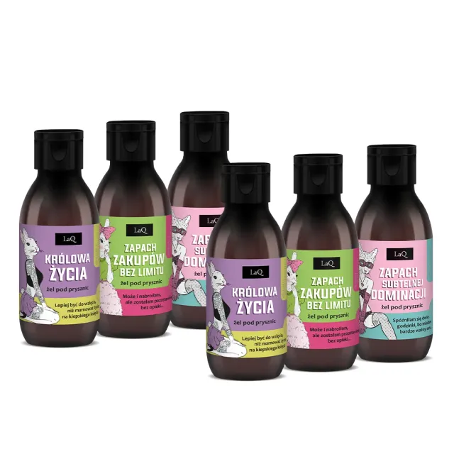 LaQ Pivoine coffret gels douche 6x100 ml femme