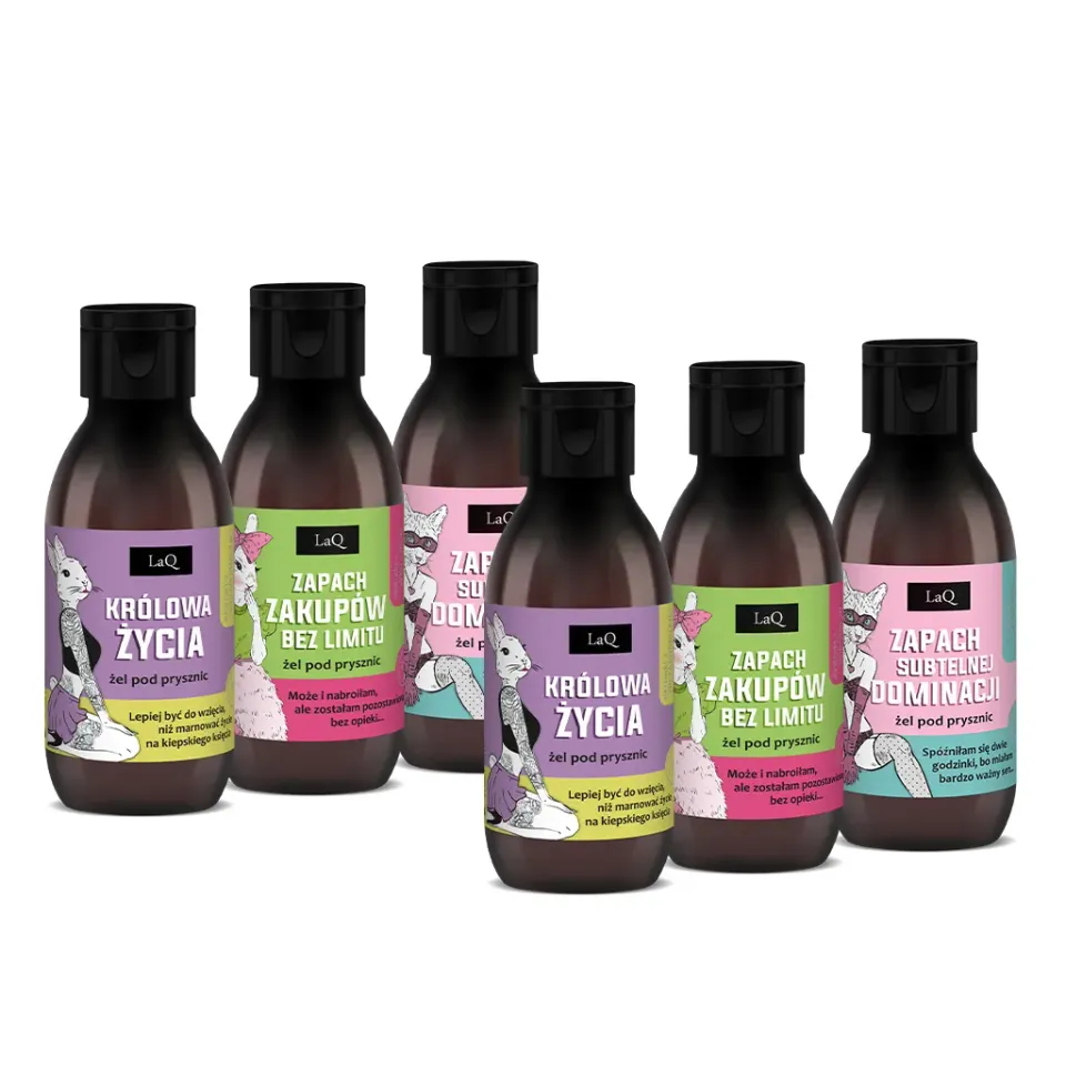 LaQ Pivoine coffret gels douche 6x100 ml femme