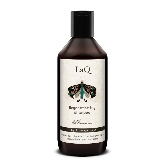 LaQ Vitamins shampooing régénérant 300 ml cheveux secs