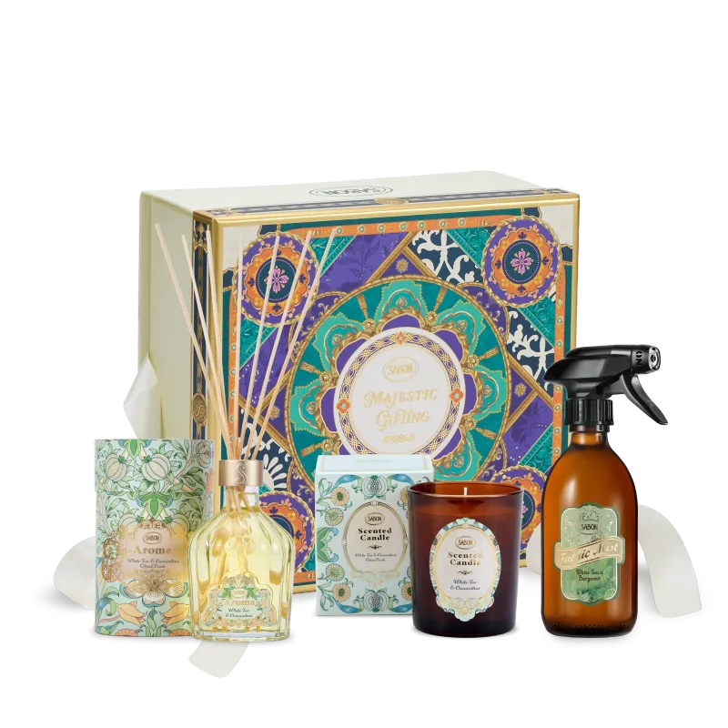 Sabon Maison Trio White Tea coffret 3 pièces thé blanc