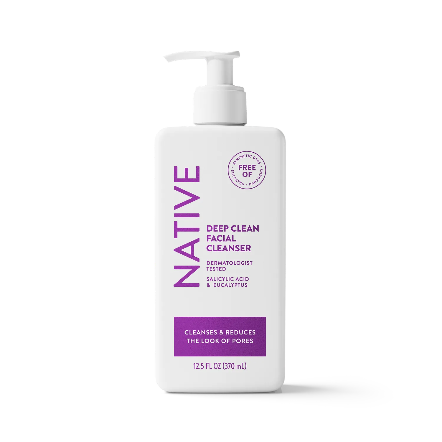 Native nettoyant visage hydratant 12.5 oz peau sensible