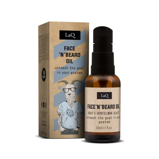 LaQ Hoppy Goat huile barbe 30 ml parfum masculin