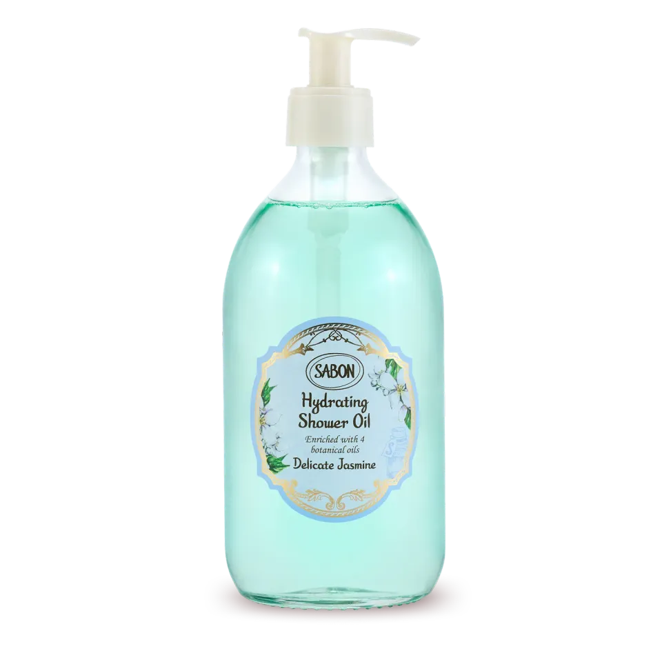 Sabon Delicate Jasmine huile de douche 500 ml flacon pompe