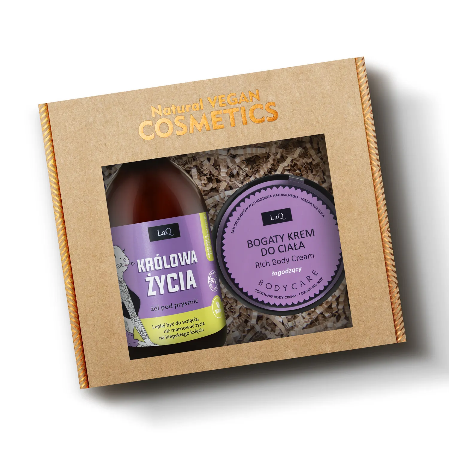 LaQ Gel De La Crème coffret gel + crème myosotis 500+220 g