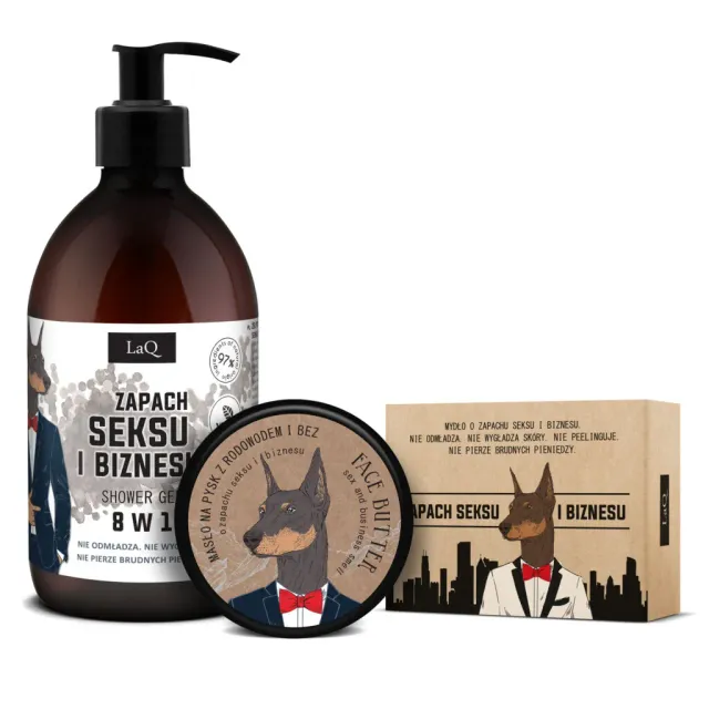LaQ Sex and Business coffret homme gel beurre savon