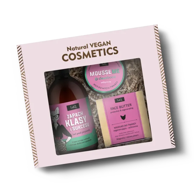 LaQ Magnolia coffret soin visage et douche magnolia poivre rose