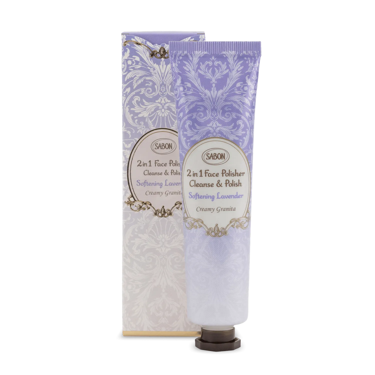 Sabon Lavande Nettoyant Exfoliant gommage visage 60 ml doux