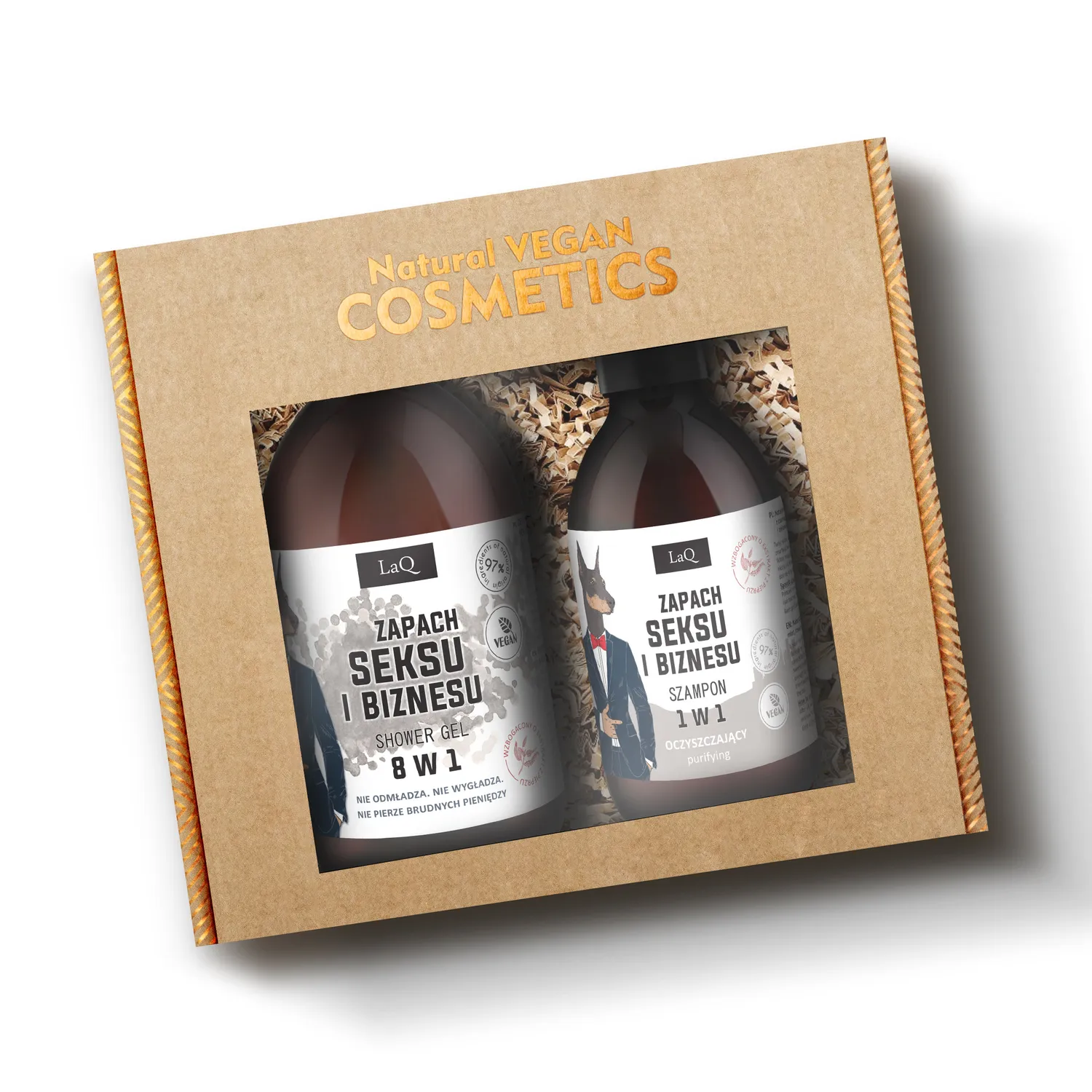 LaQ Sex Business coffret homme gel 500+shampoing 300ml