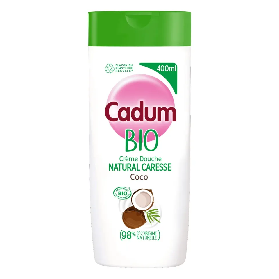 Bébé Cadum Natural Caresse Crème Douche Coco Bio